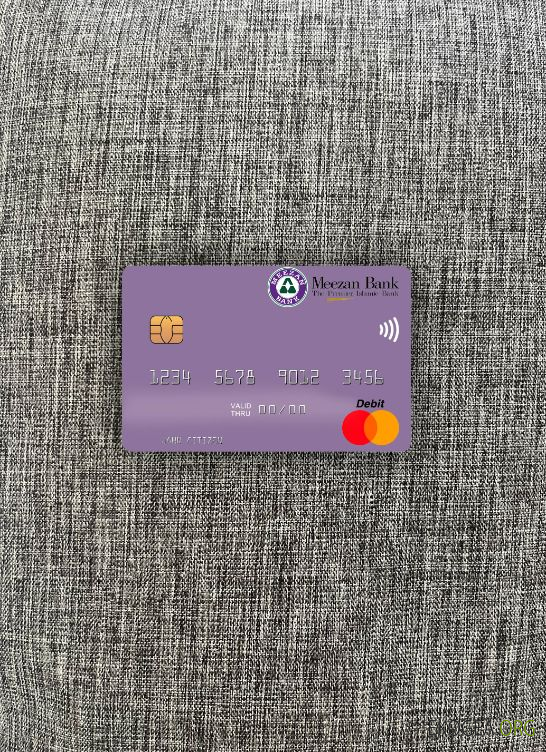 Pakistan Meezan Bank Limited mastercard photolook recto